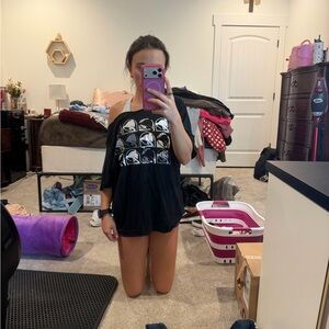 Off the shoulder Taco Bell Shirt